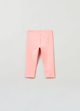 Ovs Baby Girl Stretch Viscose And Cotton Leggings